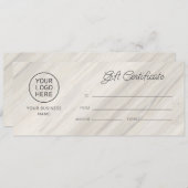 自然スパ名贈与証書 (正面/裏面)