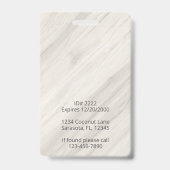 自然スパ名 バッジ (裏面)