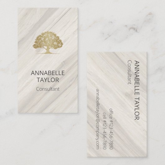 自然スパ名 名刺 (正面/裏面)