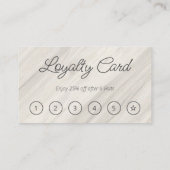 自然スパ ロイヤリティカード (裏面)