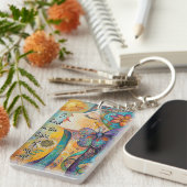 自然スピリットウーマンアクリルキーチェーン キーホルダー (正面右)