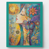 自然スピリットウーマンTabletopプラーク（イーゼル付） フォトプラーク (正面)