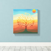 自然スペクトル最小化キャンバスの壁アート キャンバスプリント (インサイチュ (ウッドフロア))