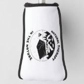 自然セラピーの自然パターカバー ゴルフヘッドカバー (回転90)