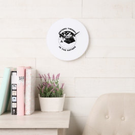 自然セラピーの自然壁時計 ラージ壁時計