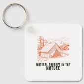 自然セラピーの自然 キーホルダー (正面)