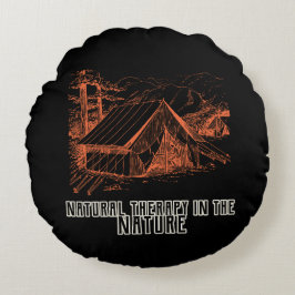 自然セラピーの自然 ラウンドクッション