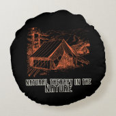 自然セラピーの自然 ラウンドクッション (裏面)