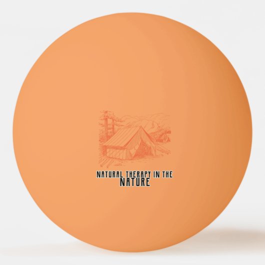 自然セラピーの自然 卓球ボール (正面)