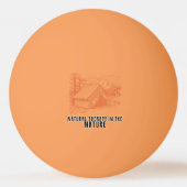 自然セラピーの自然 卓球ボール (裏面)