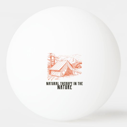 自然セラピーの自然 卓球ボール (正面)
