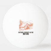 自然セラピーの自然 卓球ボール (裏面)