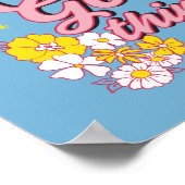 自然ソウルスローガン | Focus on the Good Things ポスター (角)