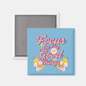自然ソウルスローガン | Focus on the Good Things マグネット (正面/裏面)