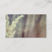 自然ソフト動揺してカラー写真 名刺 (裏面)