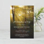 自然ツリーズマーブルライフ葬儀お祝い 招待状 (スタンド正面)