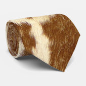 自然テクスチャ付きフォトキリンアニマルプリントパターン ネクタイ (ロール)