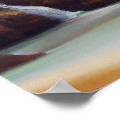 自然テンプルアジアンウォールアート ポスター (角)