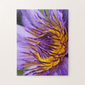 自然テーマクロセットウォーターフラワークローズアップ ジグソーパズル (縦)