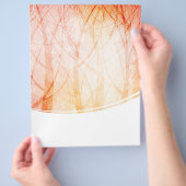 自然テーマデザインチラシ チラシ (手)