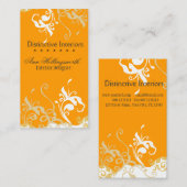 自然デはっきりしたイリリーゴールデンフローラ 名刺 (正面/裏面)