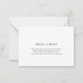 自然デイジーフローラの赤ちゃんシャワーがブックノートをもたらす ノートカード (正面)