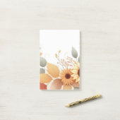 自然デザインPost-It®メモ、4" x 6" ポストイット (デスク上)