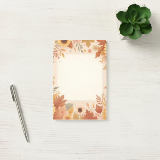 自然デザインPost-It®メモ、4" x 6" ポストイット