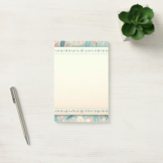 自然デザインPost-It®メモ、4" x 6" ポストイット (オフィス)