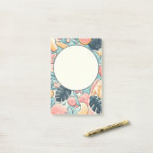 自然デザインPost-It®メモ、4" x 6" ポストイット (デスク上)