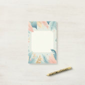 自然デザインPost-It®メモ、4" x 6" ポストイット (デスク上)