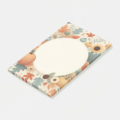 自然デザインPost-It®メモ、4" x 6"メモ ポストイット (アングル)