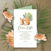 自然デライトディアおむつラッフルエンクロージャカード エンクロージャーカード