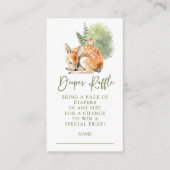 自然デライトディアおむつラッフルエンクロージャカード エンクロージャーカード (正面)