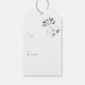 自然トナディアホリデーギフトラベル ギフトタグ (裏面)