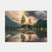 自然トラベル – 水山風景 ドアマット (正面)