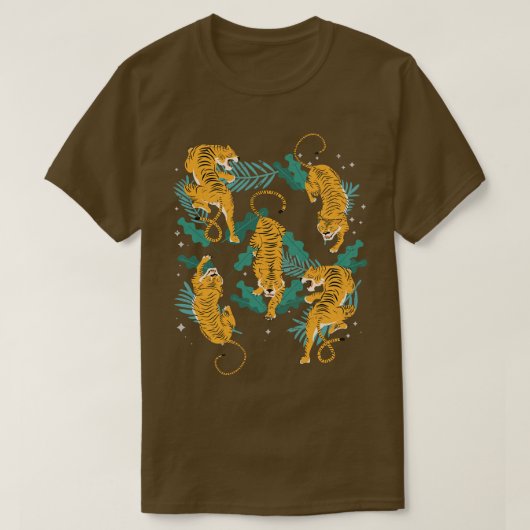自然トラ Tシャツ (デザイン正面)