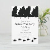 自然トレイルウッズアドベンチャーバースデーパーティー 招待状 (スタンド正面)