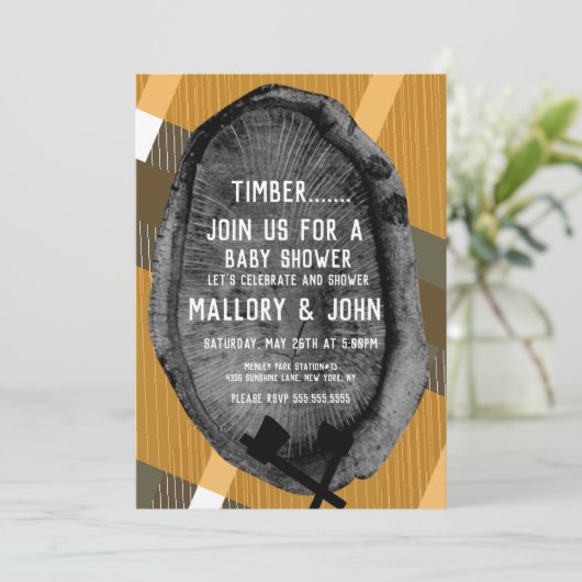 自然トレイルウッズアドベンチャーランバージャック秋 招待状 (スタンド正面)