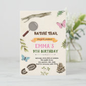 自然トレールガールテーマ招待 招待状 (スタンド正面)