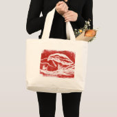 自然トートバッグの奇妙な ラージトートバッグ (正面(商品))