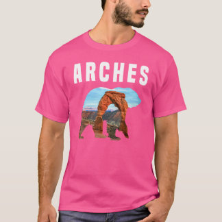 自然ナショナルパークバケーションアーチ Tシャツ