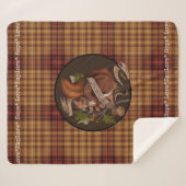 自然ナッツリスSherpa毛布 シェルパブランケット (正面(横))