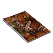 自然ナットのリスのノート ノートブック (右側)