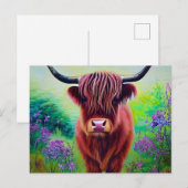 自然ハイランド牛 ポストカード (正面/裏面)