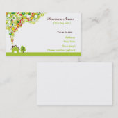 自然ハウス名刺テンプレート 名刺 (正面/裏面)