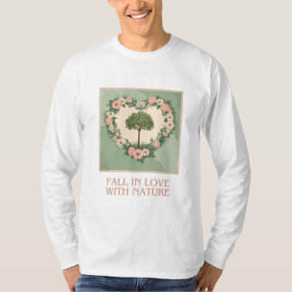 自然ハート Tシャツ