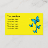 自然バタフライテーマ名刺 名刺 (正面)