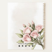 自然バラエッセンシャル油水の色フローラ プランナー手帳 (裏面)