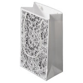 自然パターンの背景抱き枕 スモールペーパーバッグ (正面アングル)